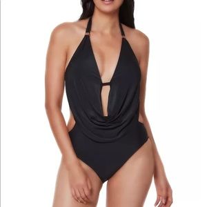 Bar III - Side cut out swim suit with open back. New without tags. Size L
